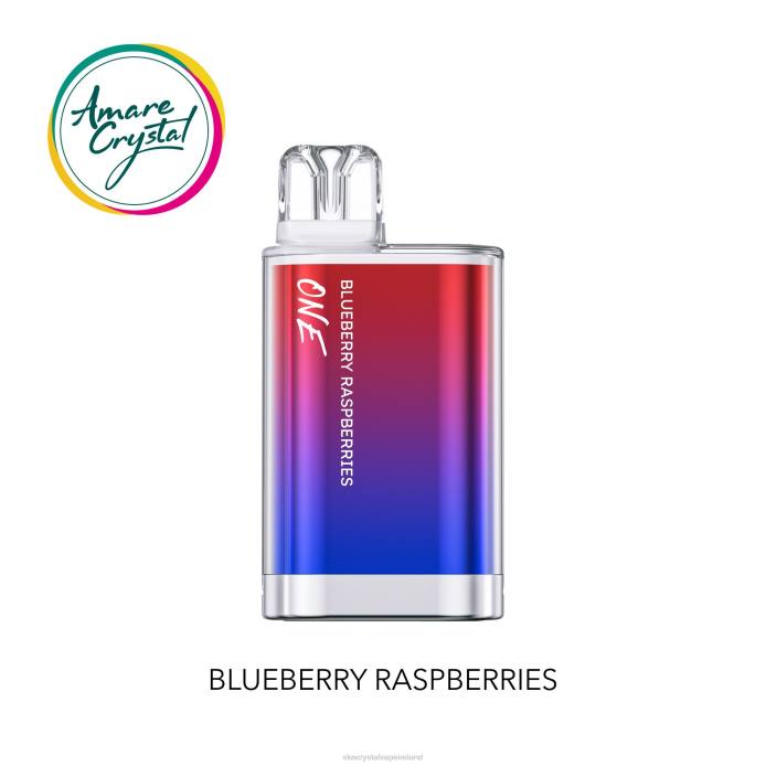 Amare Crystal One Disposable Vape RB4L23 SKE Bluberry Raspberries - SKE Ireland