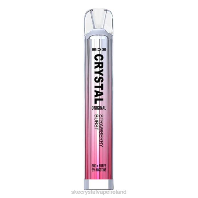 Crystal Bar Disposable Vape RB4L42 SKE Strawberry Burst Ice - SKE vape