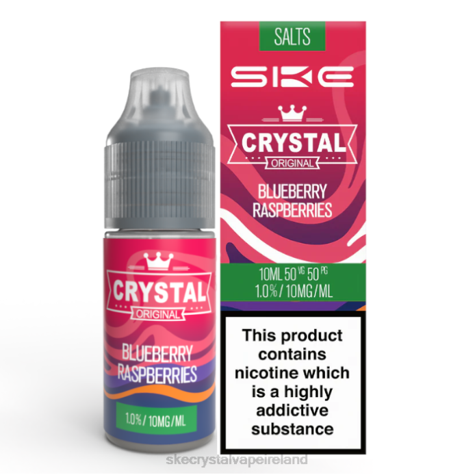 Crystal Nic Salt - 10ml RB4L112 SKE Blueberry Raspberries - SKE vape