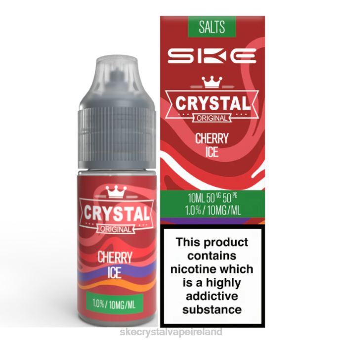 Crystal Nic Salt - 10ml RB4L114 SKE Cherry Ice - SKE vape pods