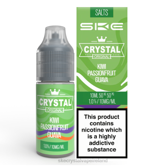 Crystal Nic Salt - 10ml RB4L115 SKE Kiwi Passionfruit Guava - SKE vape authentication