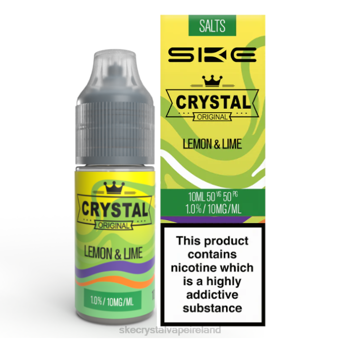 Crystal Nic Salt - 10ml RB4L116 SKE Lemon & Lime - SKE crystal vape