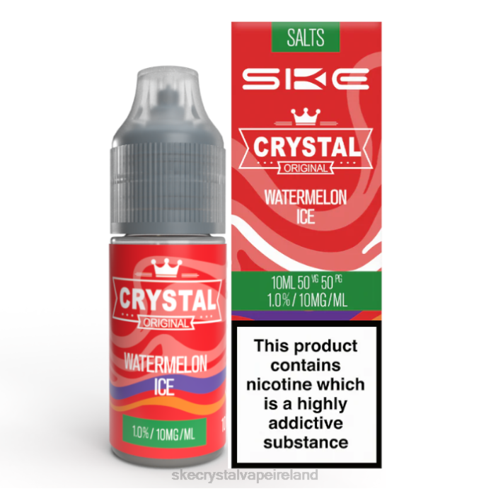 Crystal Nic Salt - 10ml RB4L119 SKE Watermelon Ice - SKE crystal vape Ireland